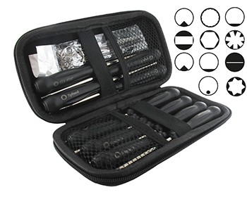 kit de 11 tournevis de réglage pour tous les carburateurs